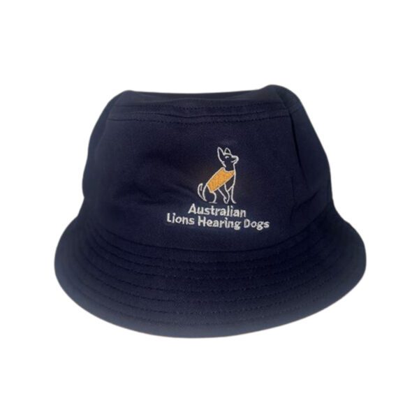 Australian Lions Hearing Dogs navy bucket hat