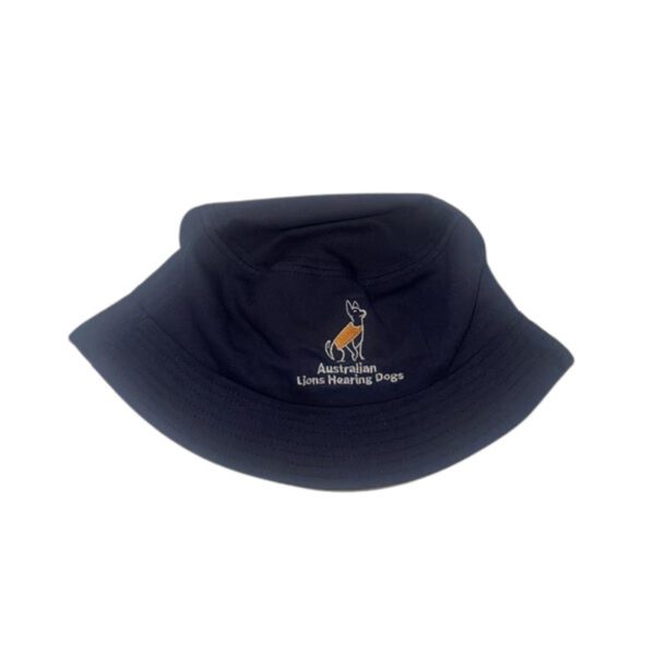 Australian Lions Hearing Dogs navy bucket hat