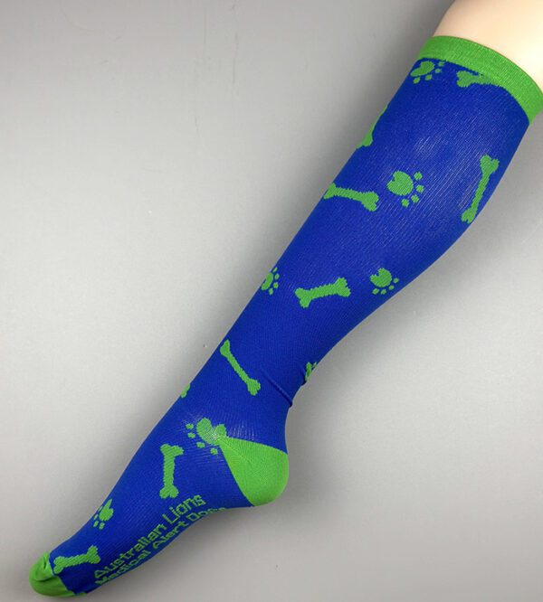 Australian Lions Medical Alert Dogs compression socks