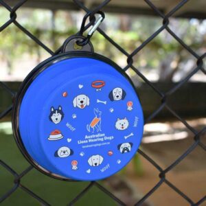 Lions Assistance Dogs collapsible dog bowl