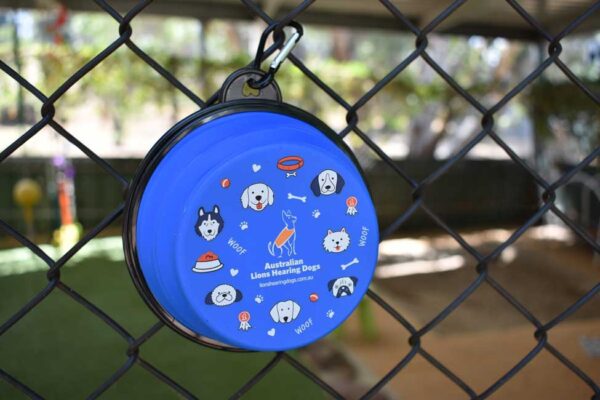 Lions Assistance Dogs collapsible dog bowl