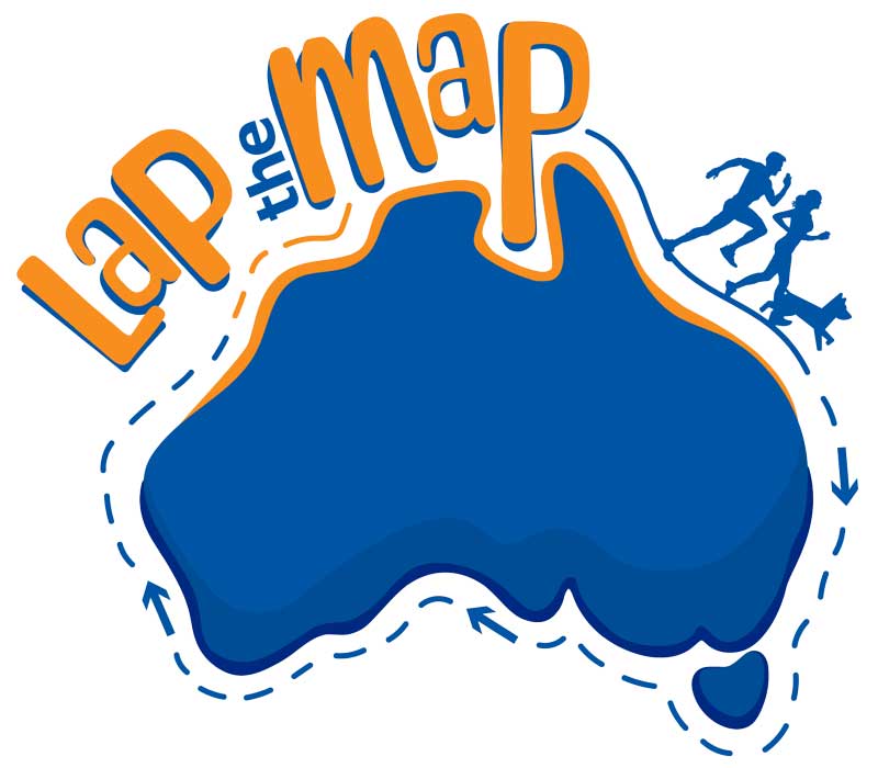 Lap the map logo - Lions Assistance Dogs