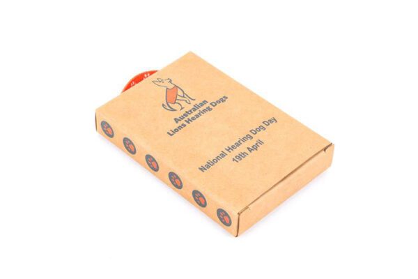Lions Hearing Dogs shoelaces for National Hearing Dog Day