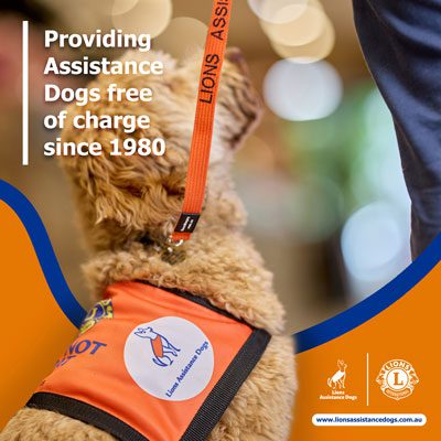Lions Assistance Dogs - Resource Facebook post