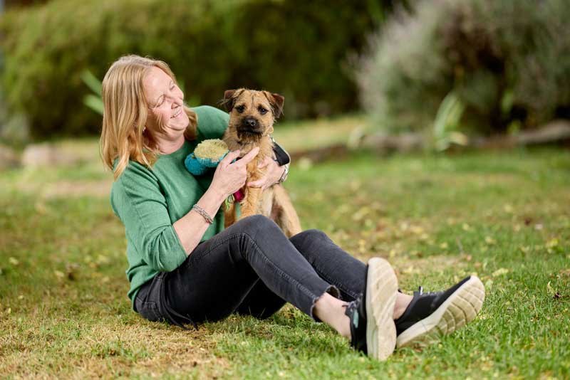 Volunteer with assistance dog - Lions Assistance Dogs