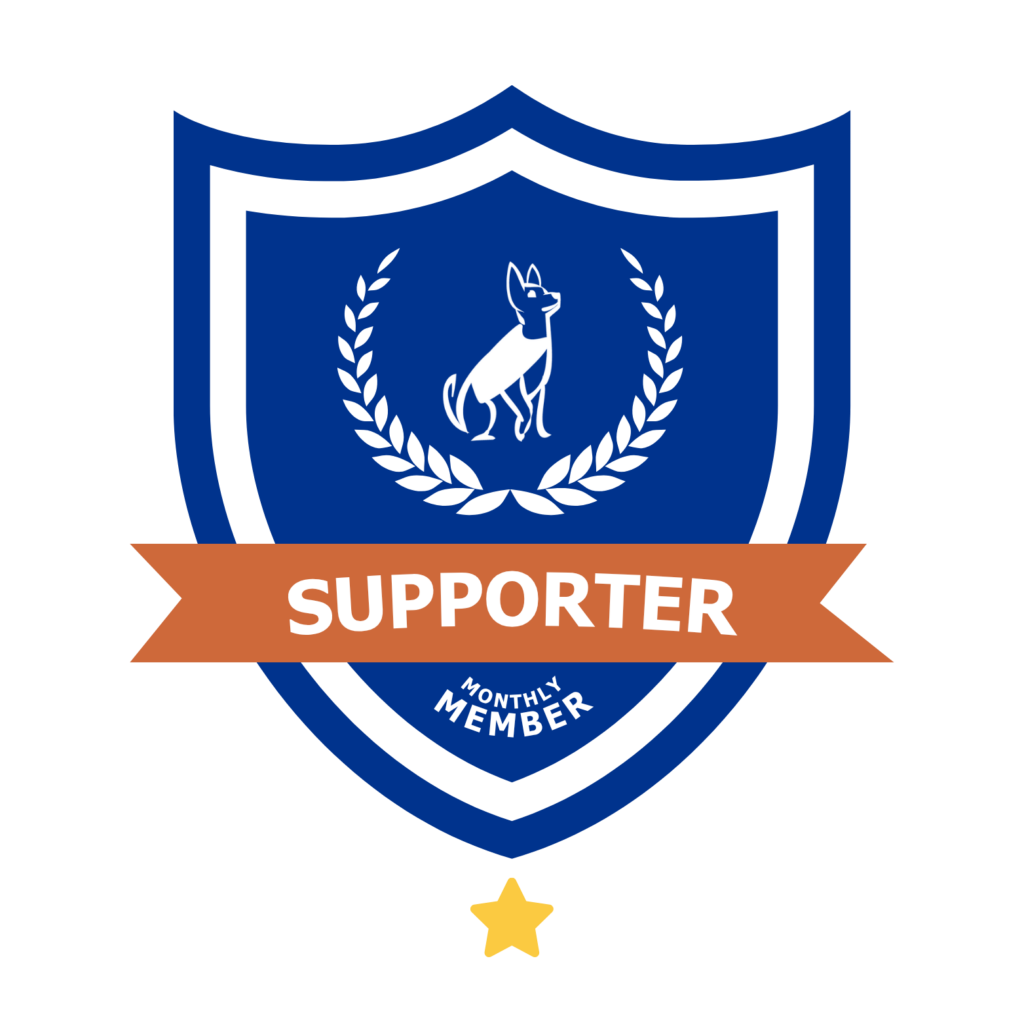 Supporter membership badge