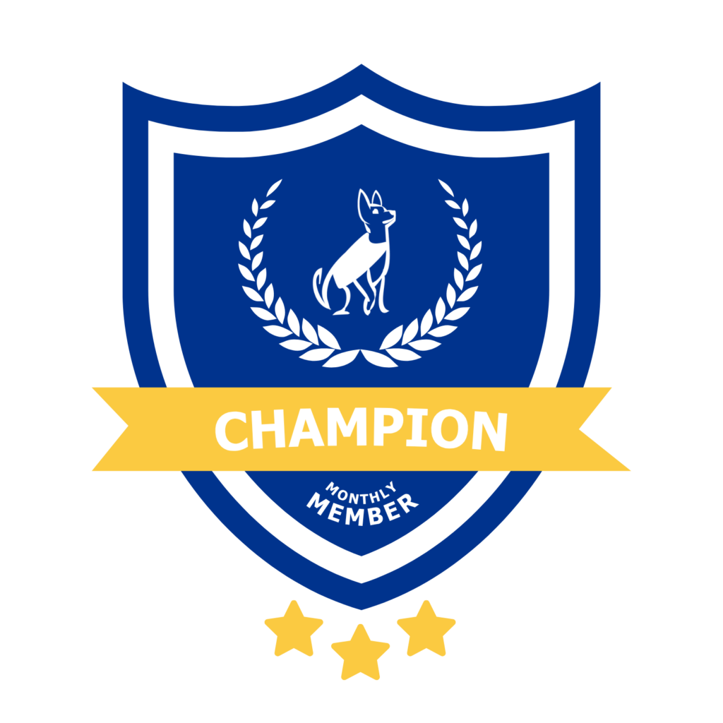 Champion membership badge